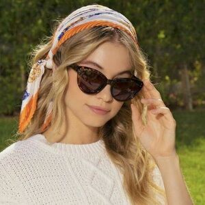 NWT Saint Owen X Curateur WYLDE Tortoise Sunglasses w/ Logo Case - Black & Brown